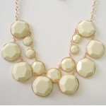 Yellow BaubleBox Double Row Statement Necklace 